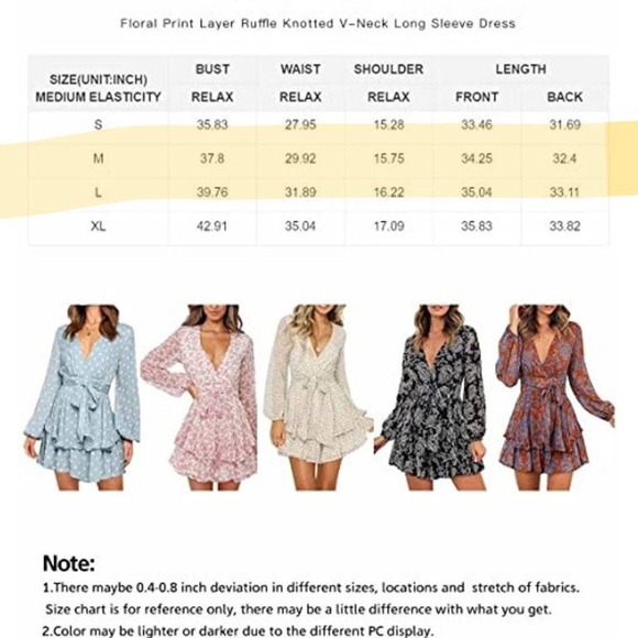 Long Sleeve Floral Print Romper Rust Burnt Orange and Lilac Size M - Picture 10 of 10